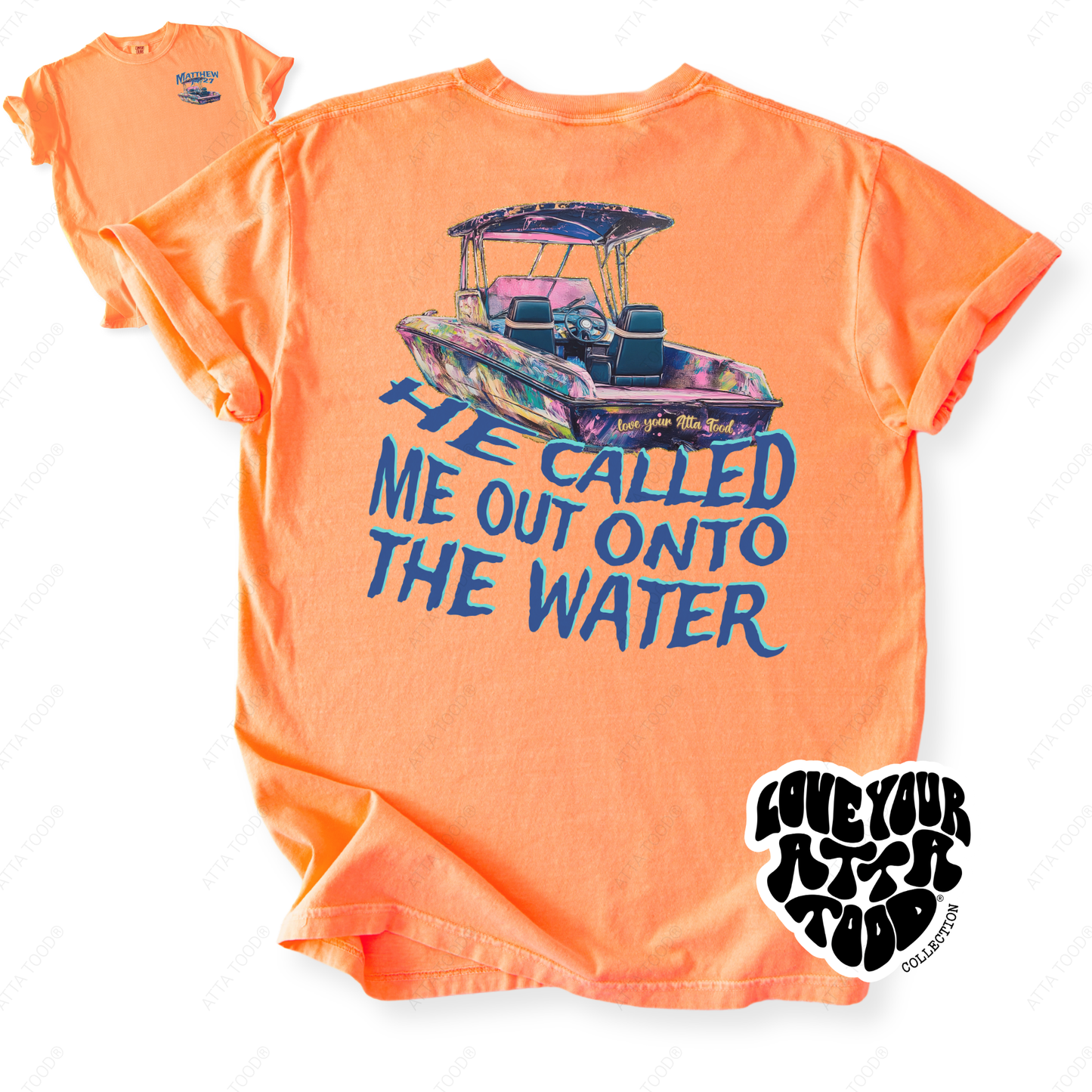 Matthew 14:27 Boat Tee | Scripture | ATTA TOOD®