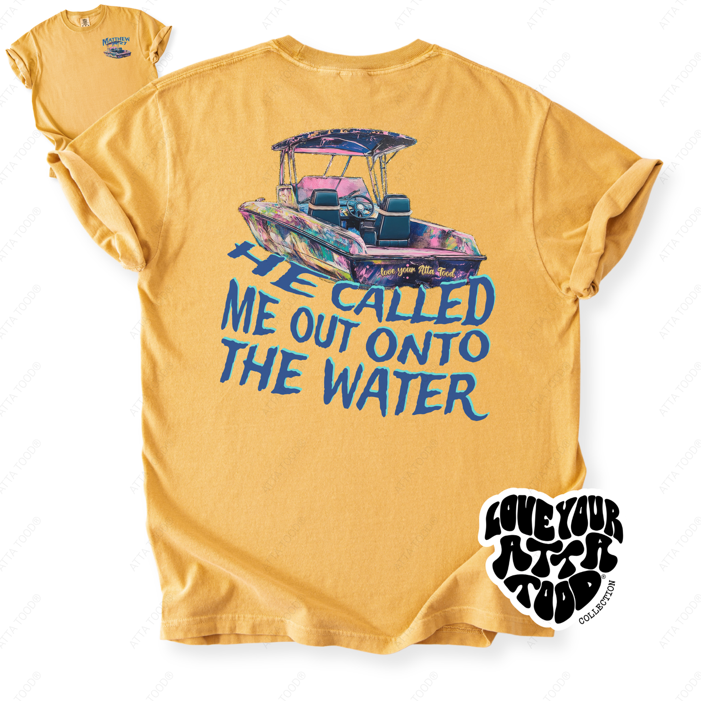 Matthew 14:27 Boat Tee | Scripture | ATTA TOOD®