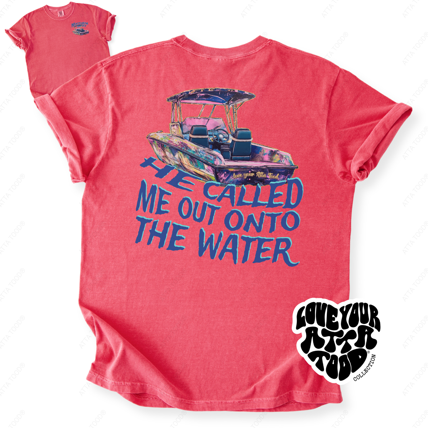 Matthew 14:27 Boat Tee | Scripture | ATTA TOOD®