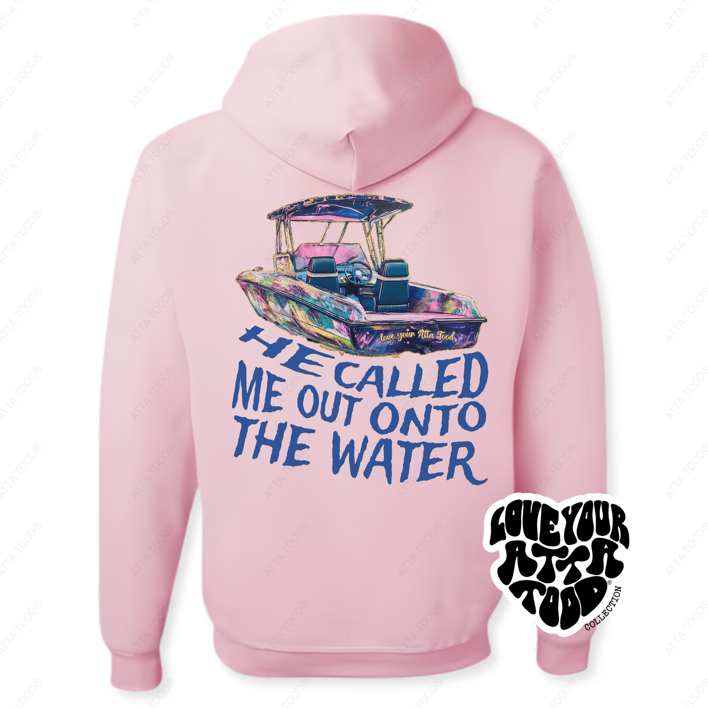Boat Graphic Hoodie | Christian Bible Verse | Coastal