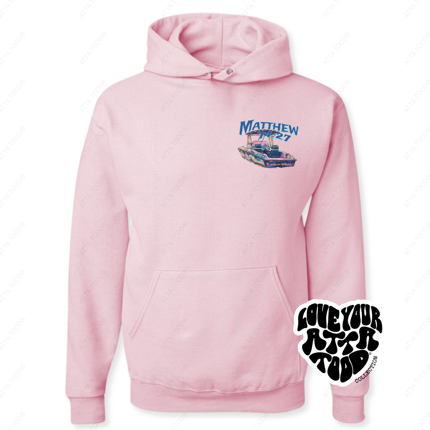 Matthew 14:27 Boat Hoodie | Scripture | ATTA TOOD®