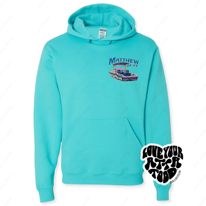 Boat Graphic Hoodie | Christian Bible Verse | Coastal
