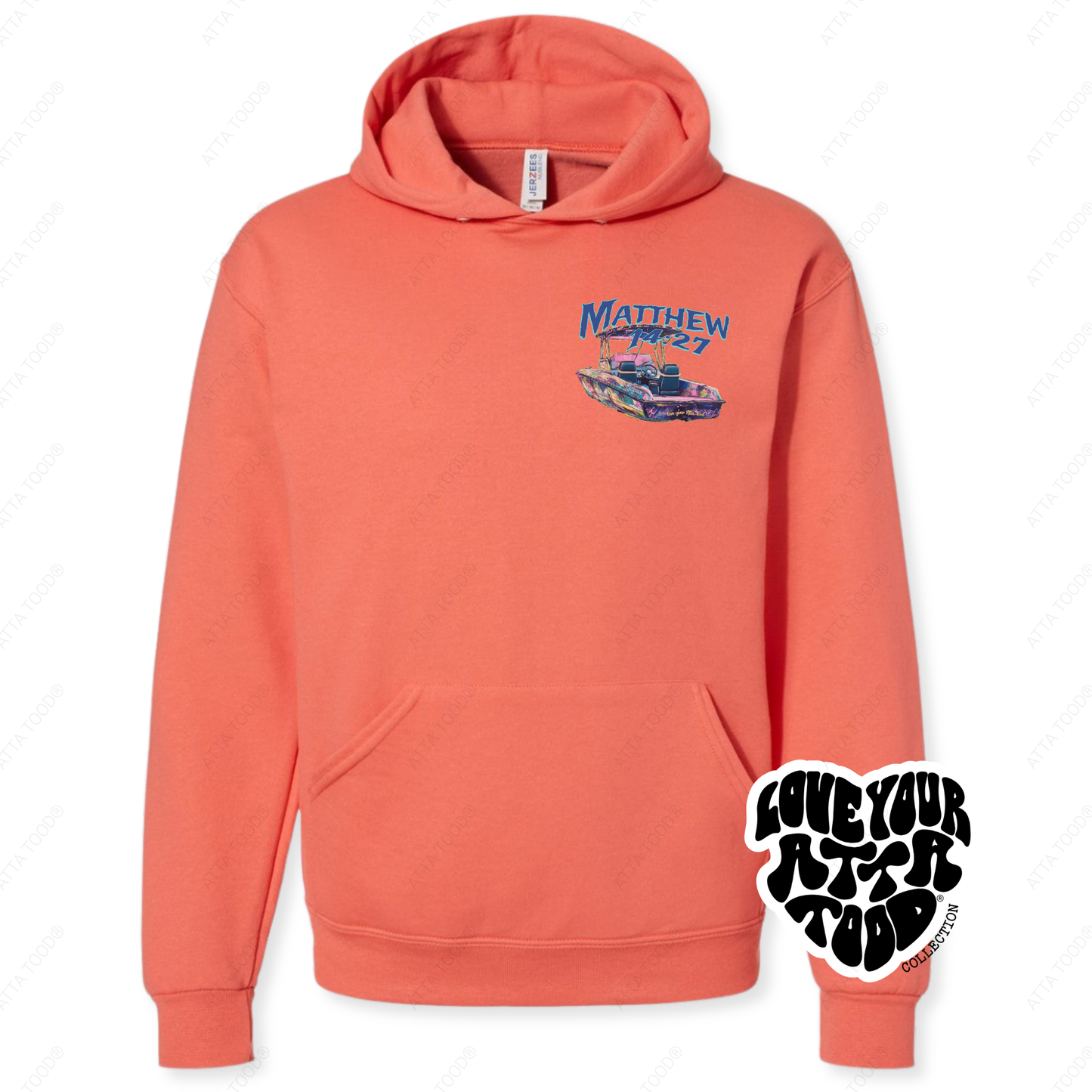 Matthew 14:27 Boat Hoodie | Scripture | ATTA TOOD®