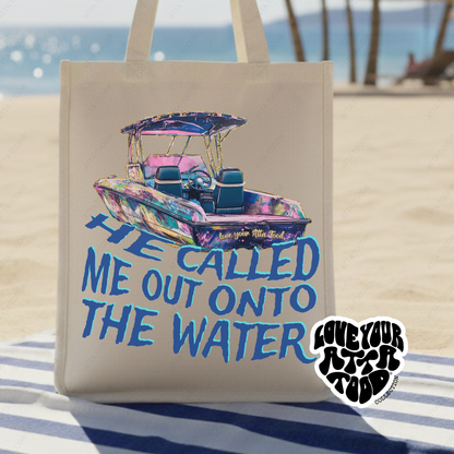 Matthew 14:27  Boat Jumbo Tote | Scripture | ATTA TOOD®