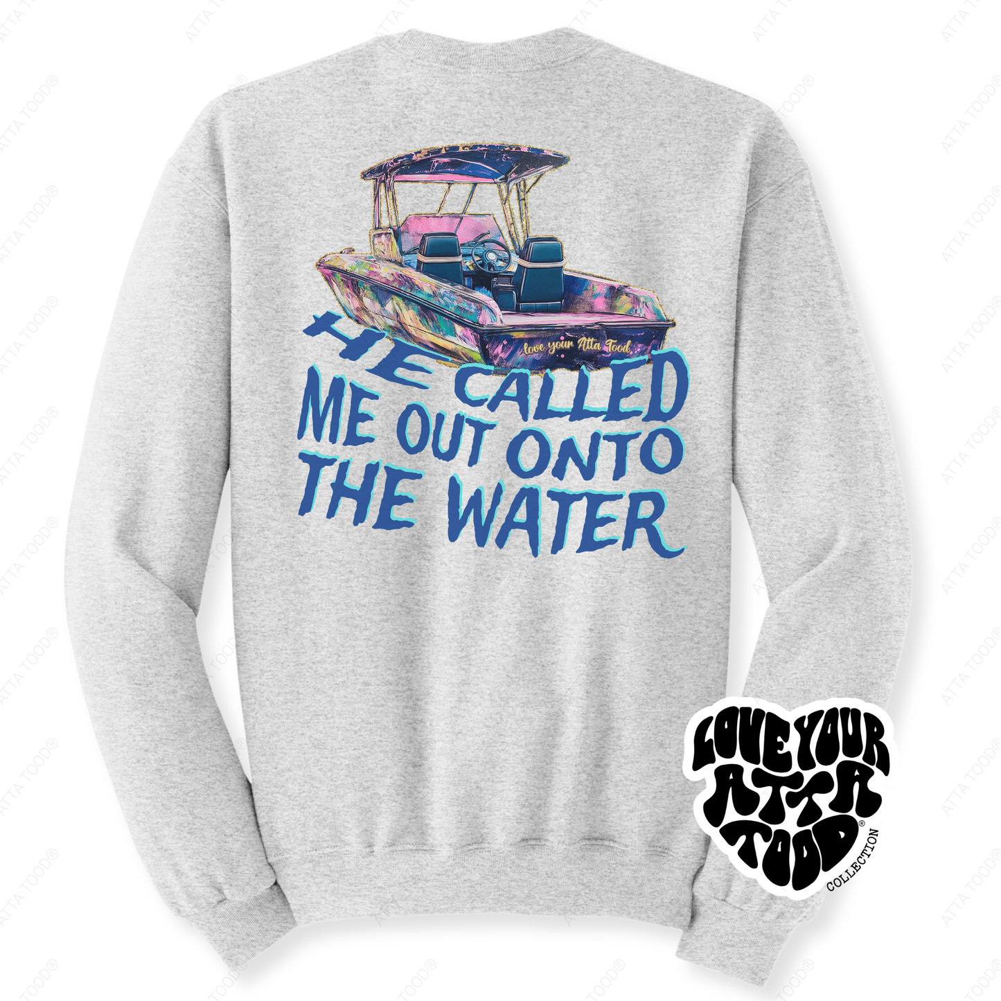 Matthew 14:27 Boat Sweatshirt | Scripture | ATTA TOOD®