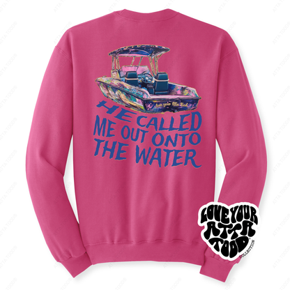 Boat Graphic Christian Bible Verse Sweatshirt | Faith