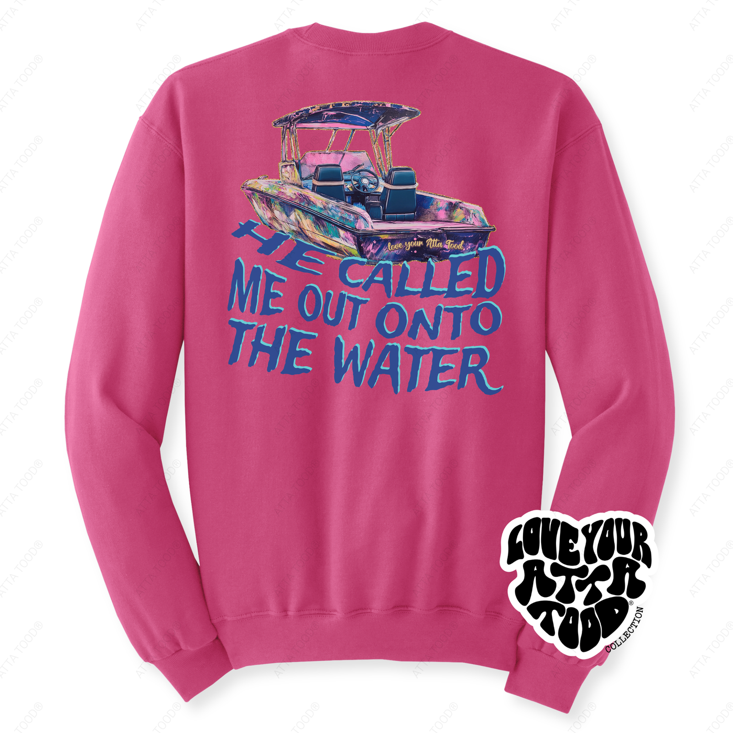 Matthew 14:27 Boat Sweatshirt | Scripture | ATTA TOOD®