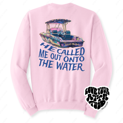 Boat Graphic Christian Bible Verse Sweatshirt | Faith