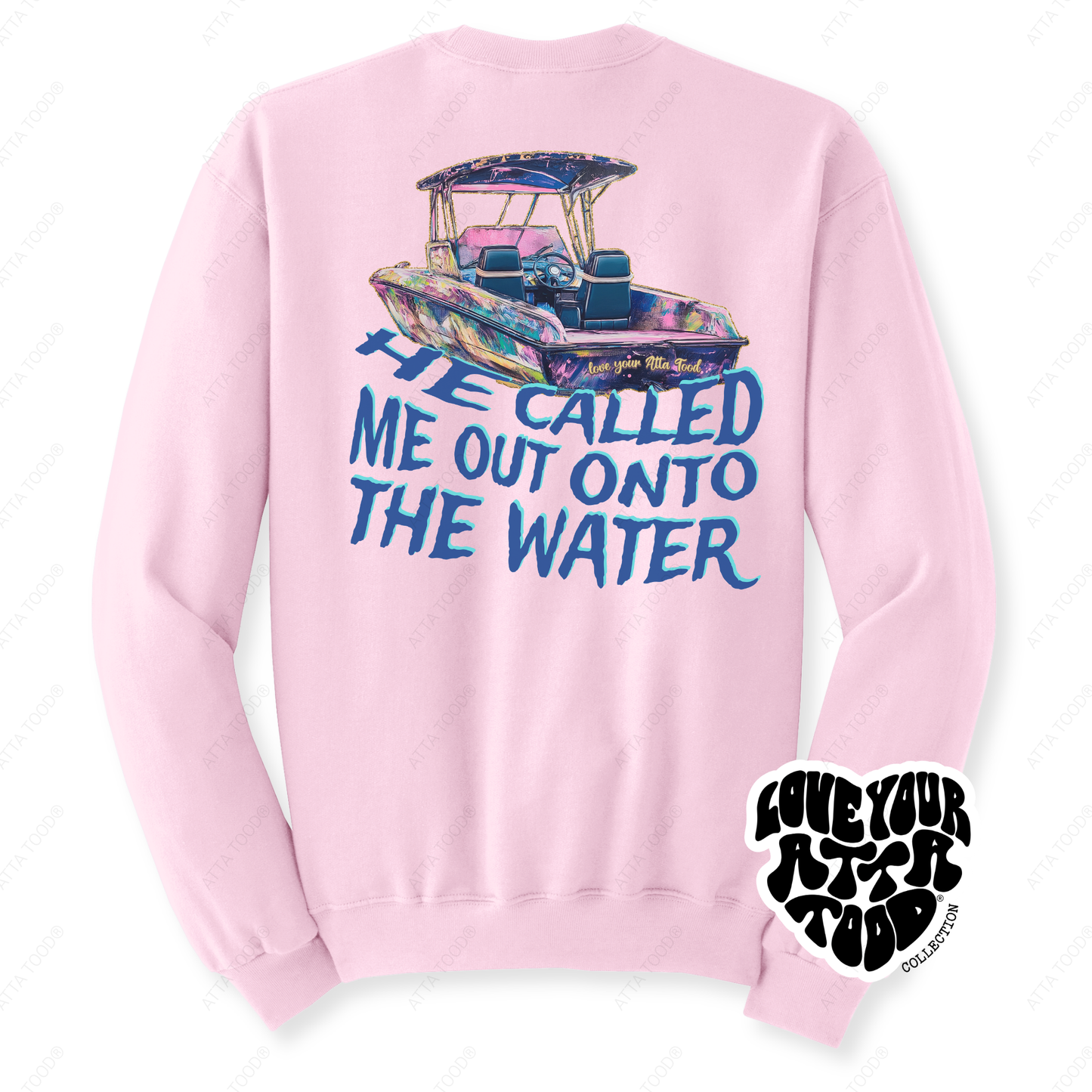 Matthew 14:27 Boat Sweatshirt | Scripture | ATTA TOOD®