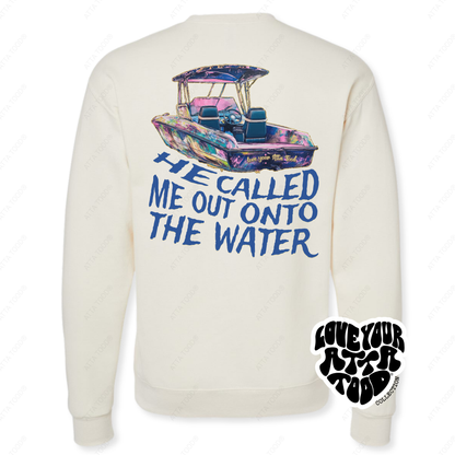 Boat Graphic Christian Bible Verse Sweatshirt | Faith