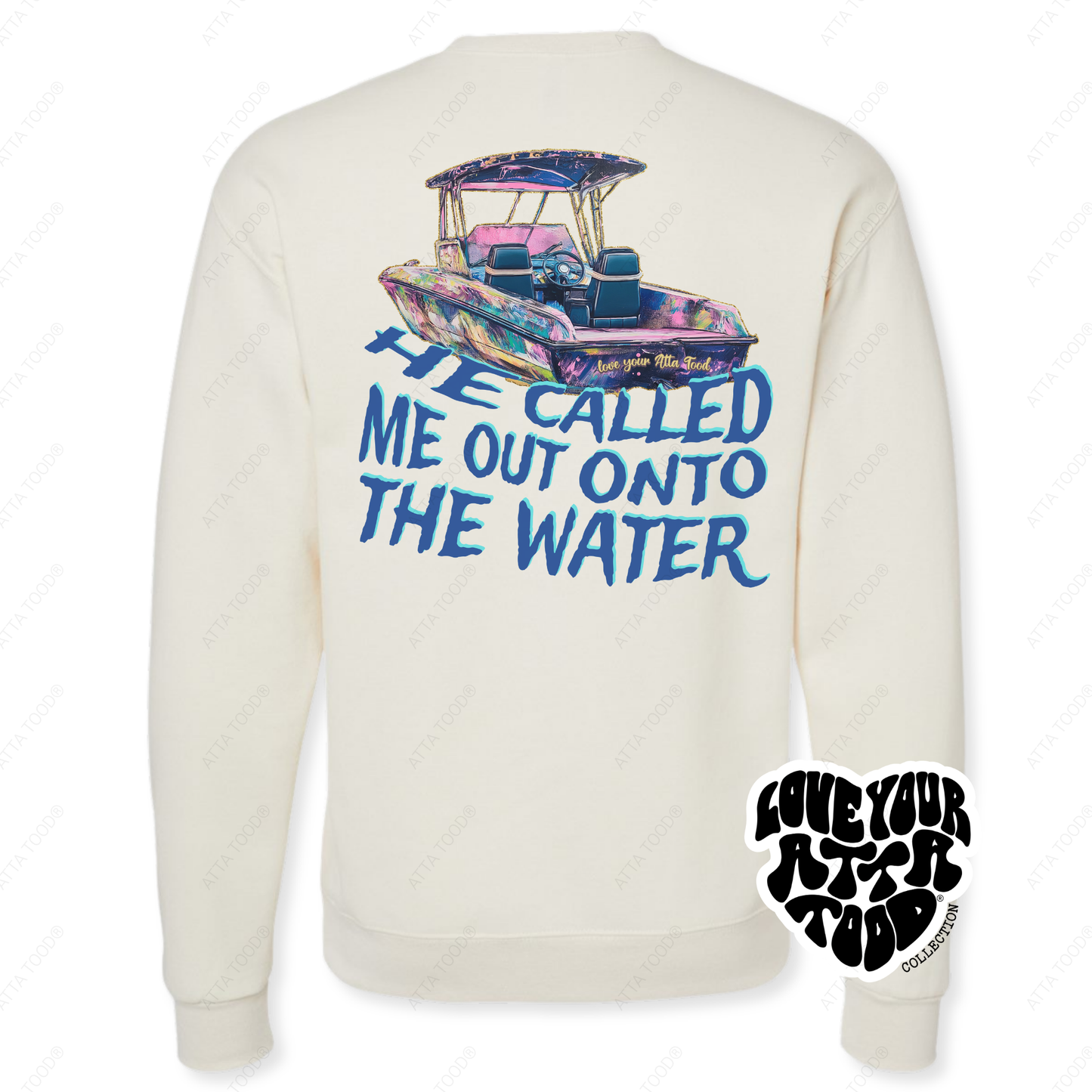 Matthew 14:27 Boat Sweatshirt | Scripture | ATTA TOOD®