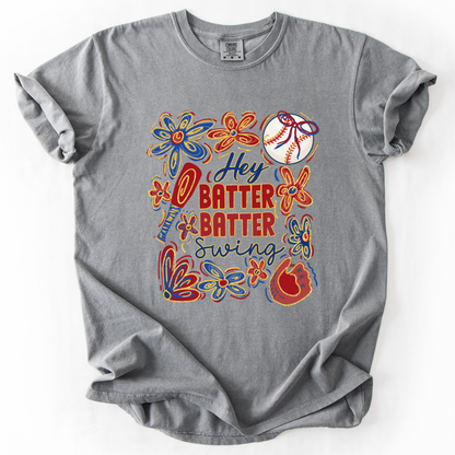 Hey Batter Batter Comfort Colors® baseball unisex t-shirt