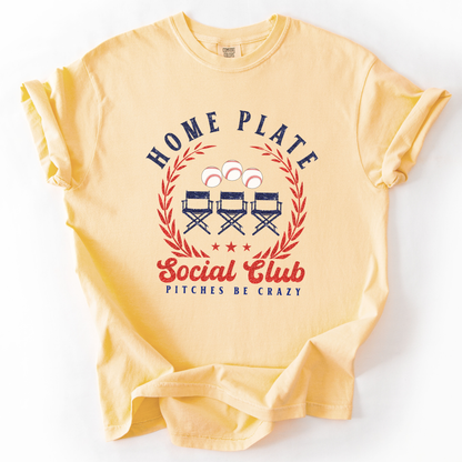 Home Plate Social Club Comfort Colors® unisex graphic t-shirt