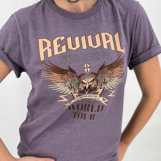 Revival World Tour unisex graphic t-shirt