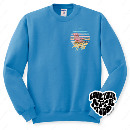 Beach Chair Graphic Sweatshirt | Christian Bible Verse