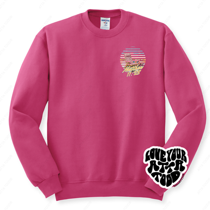 Beach Chair Graphic Sweatshirt | Christian Bible Verse