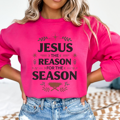 Jesus Is The Reason Christmas Graphic Sweatshirt | ATTA TOOD®