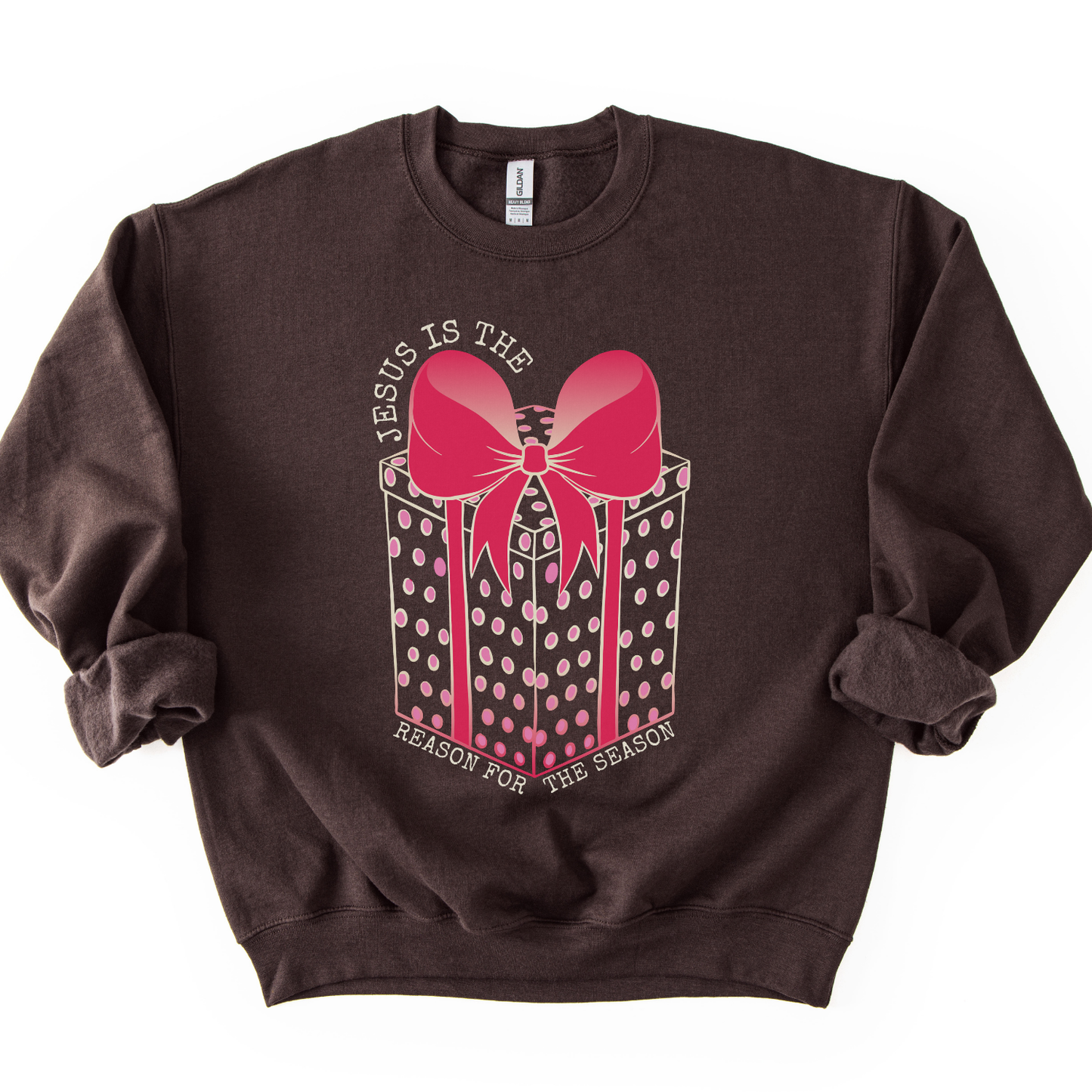 Jesus Is The Reason Christian Christmas Graphic Sweatshirt