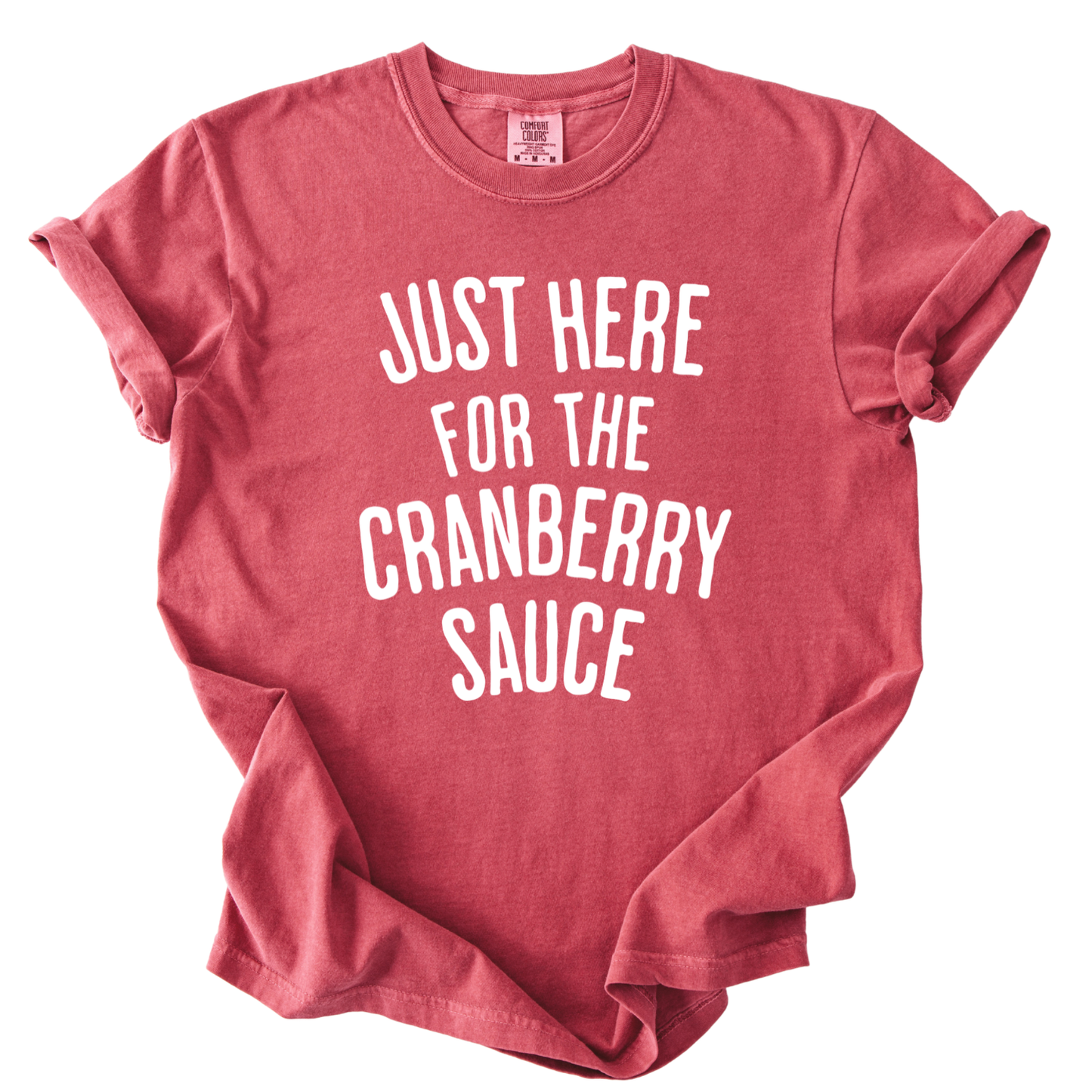 Funny Just Here For The Thanksgiving Dinner Graphic Tees
