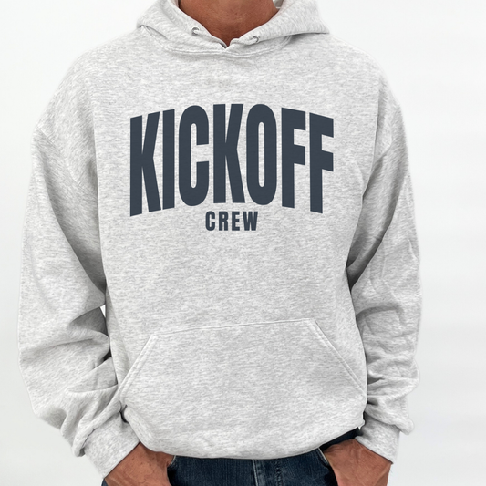Football kickoff crew unisex hooded sweatshirt | ATTA TOOD®