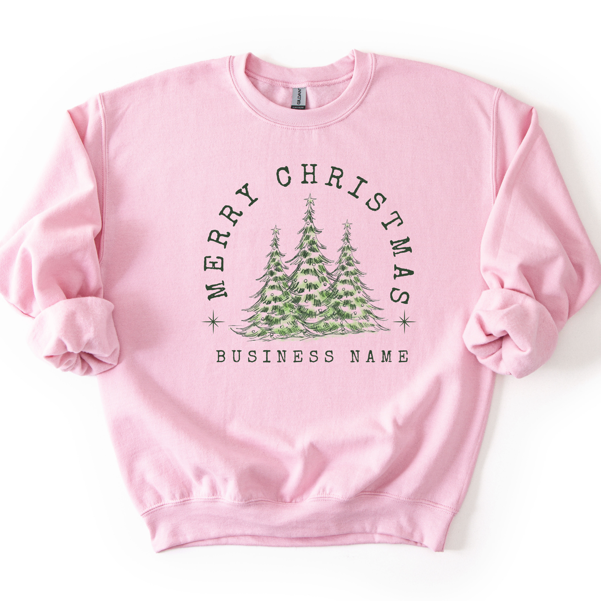 Custom Merry Christmas Graphic Sweatshirt | City and State