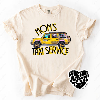 Mom Taxi Service Off Road SUV Graphic Tee | ATTA TOOD®