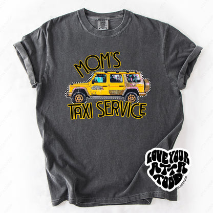 Mom Taxi Service Off Road SUV Graphic Tee | ATTA TOOD®