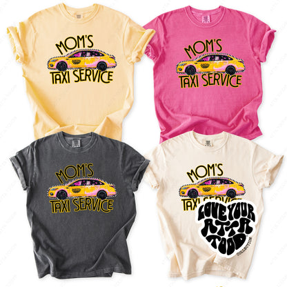 Mom Taxi Service Car Graphic Tee | ATTA TOOD®