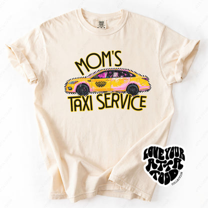 Mom Taxi Service Car Graphic Tee | ATTA TOOD®