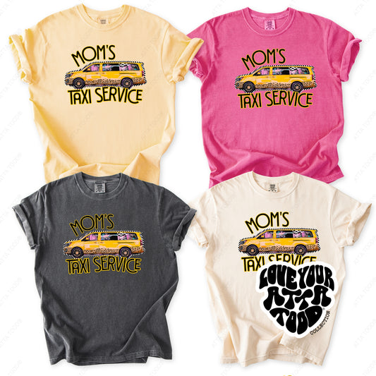 Mom Taxi Service Mini Van Graphic Tee | ATTA TOOD®