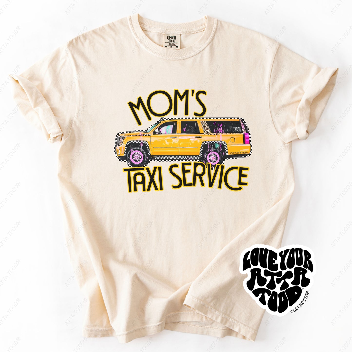 Mom Taxi Service XL SUV Graphic Tee | ATTA TOOD®