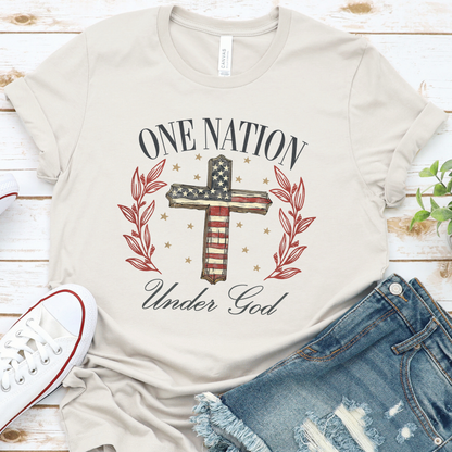 One Nation Under God graphic t-shirt