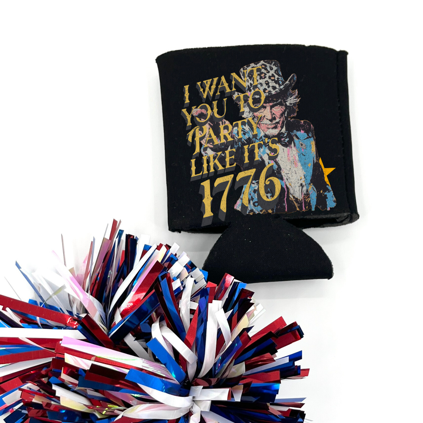 Fourth of July Uncle Sam Can Cooler | Party Like It’s 1776