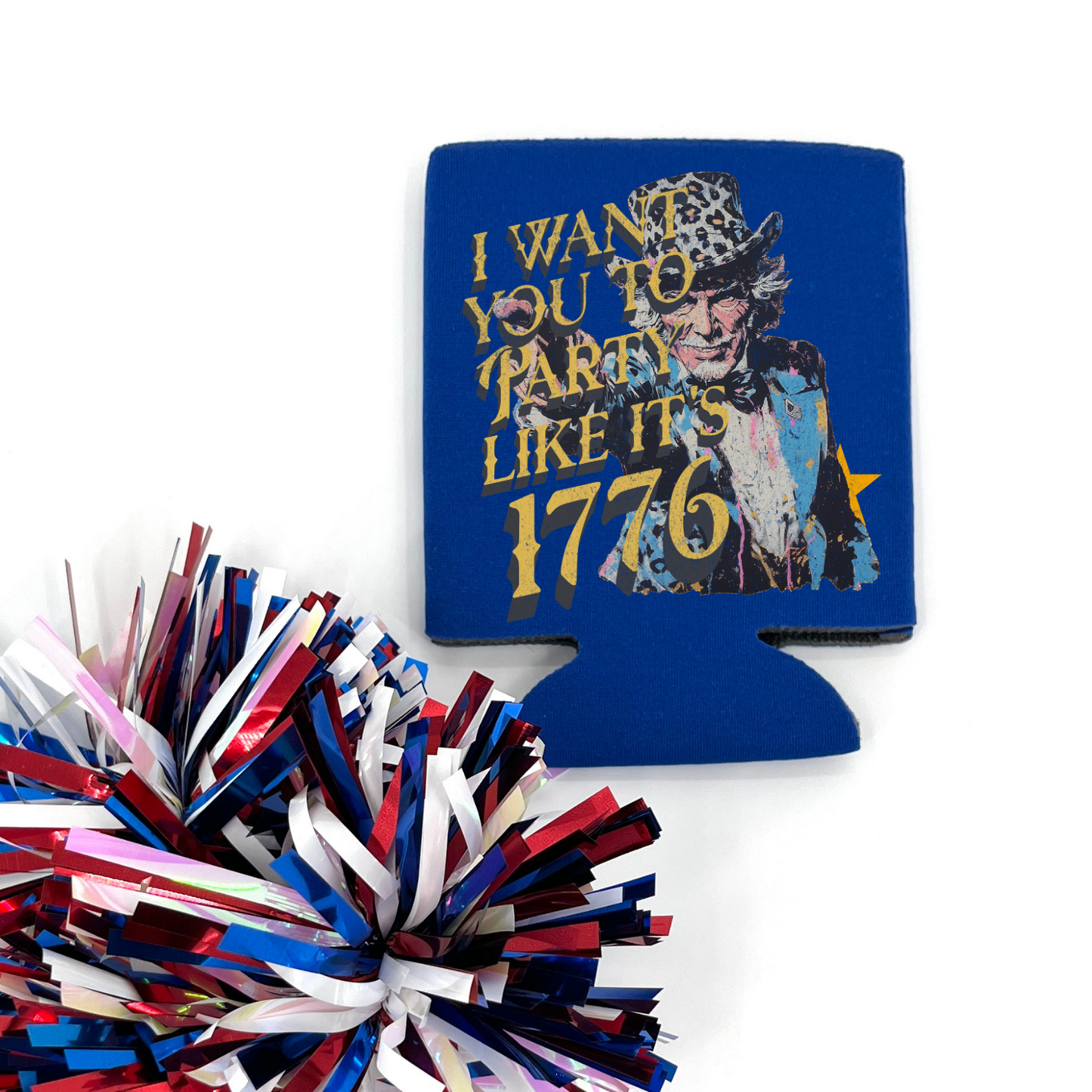Fourth of July Uncle Sam Can Cooler | Party Like It’s 1776