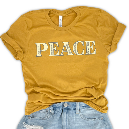 PEACE graphic t-shirt