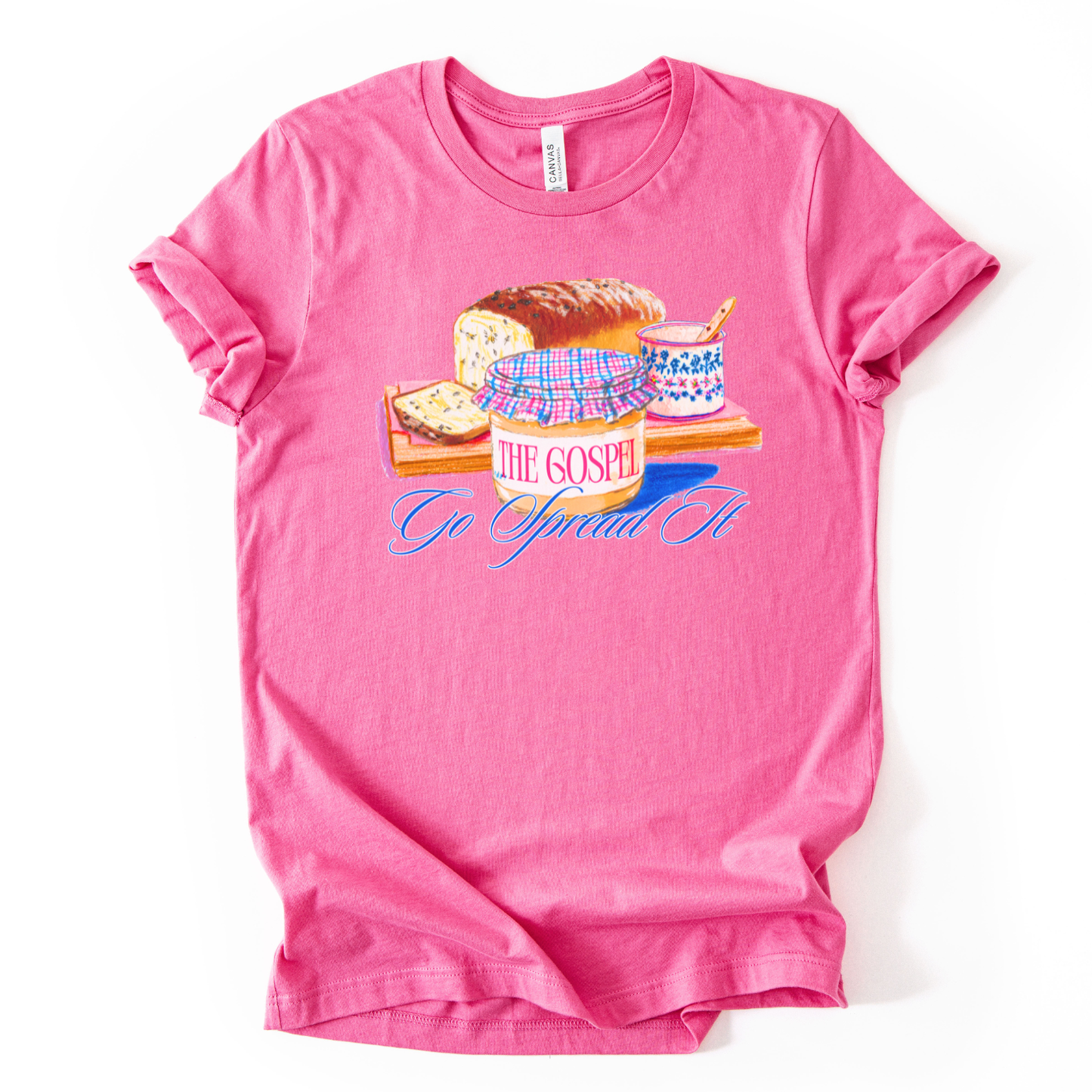 Go Spread the Gospel Tee | Food Graphic | Faithbased