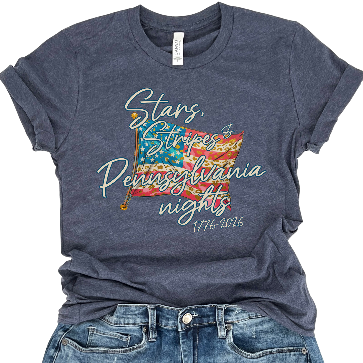 Personalized State or City Flag Tee | America's 250th 2026