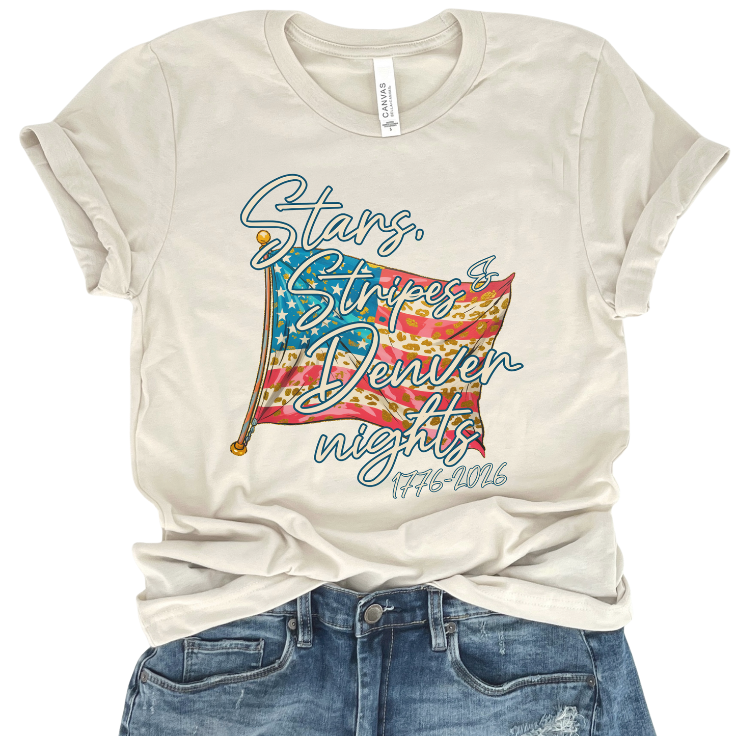 Personalized State or City Flag Tee | America's 250th 2026