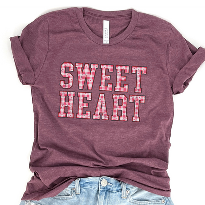 Sweet heart Valentine's graphic t-shirt