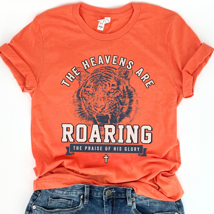 The Heavens Are Roaring Christian Unisex Graphic T-Shirt | ATTA TOOD®