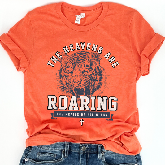 The heavens are roaring unisex graphic t-shirt