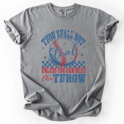 Thou Shall not steal Comfort Colors® unisex baseball t-shirt