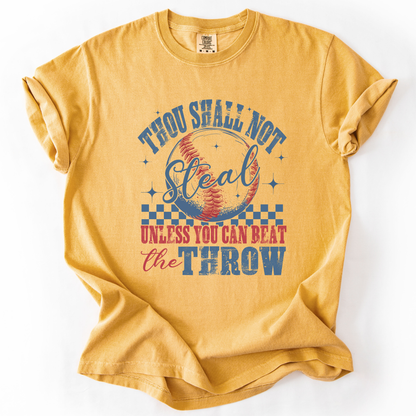 Thou Shall not steal Comfort Colors® unisex baseball t-shirt