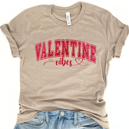 Valentine vibes women's graphic t-shirt