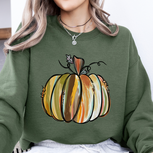 Fall pumpkin women's sweatshirt