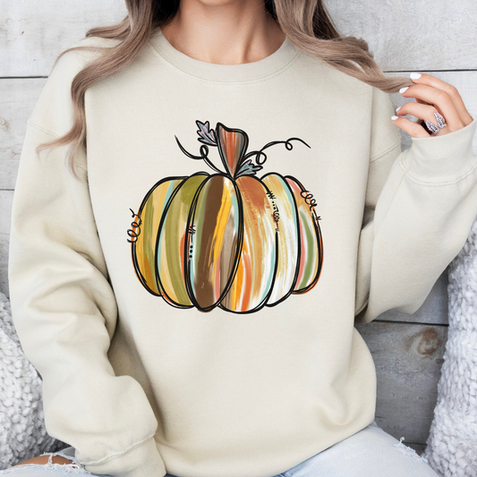 Fall pumpkin women's sweatshirt