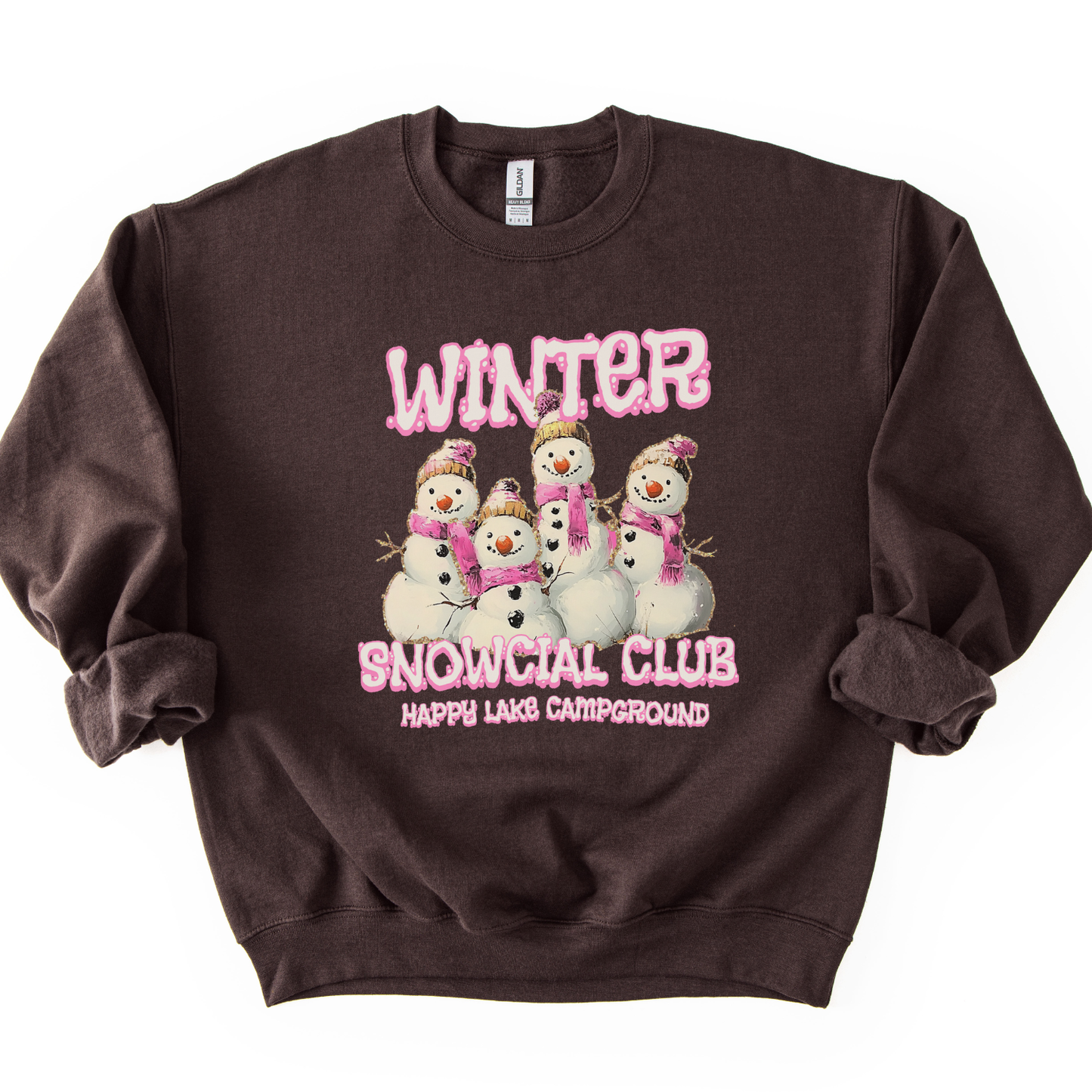 Funny Winter Snowman Club Graphic Crewneck | Custom Business