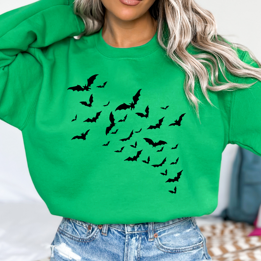 Flying bats Halloween unisex sweatshirt