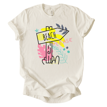 Beach Please Summer Graphic Tee | ATTA TOOD®
