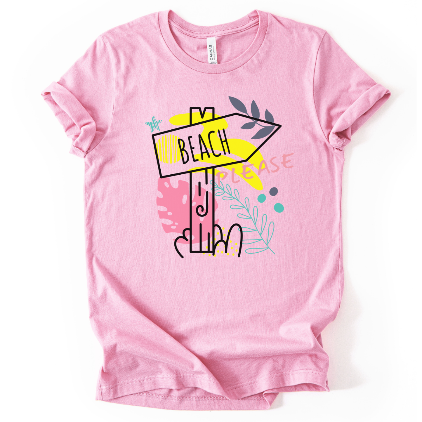 Beach Please Summer Graphic Tee | ATTA TOOD®